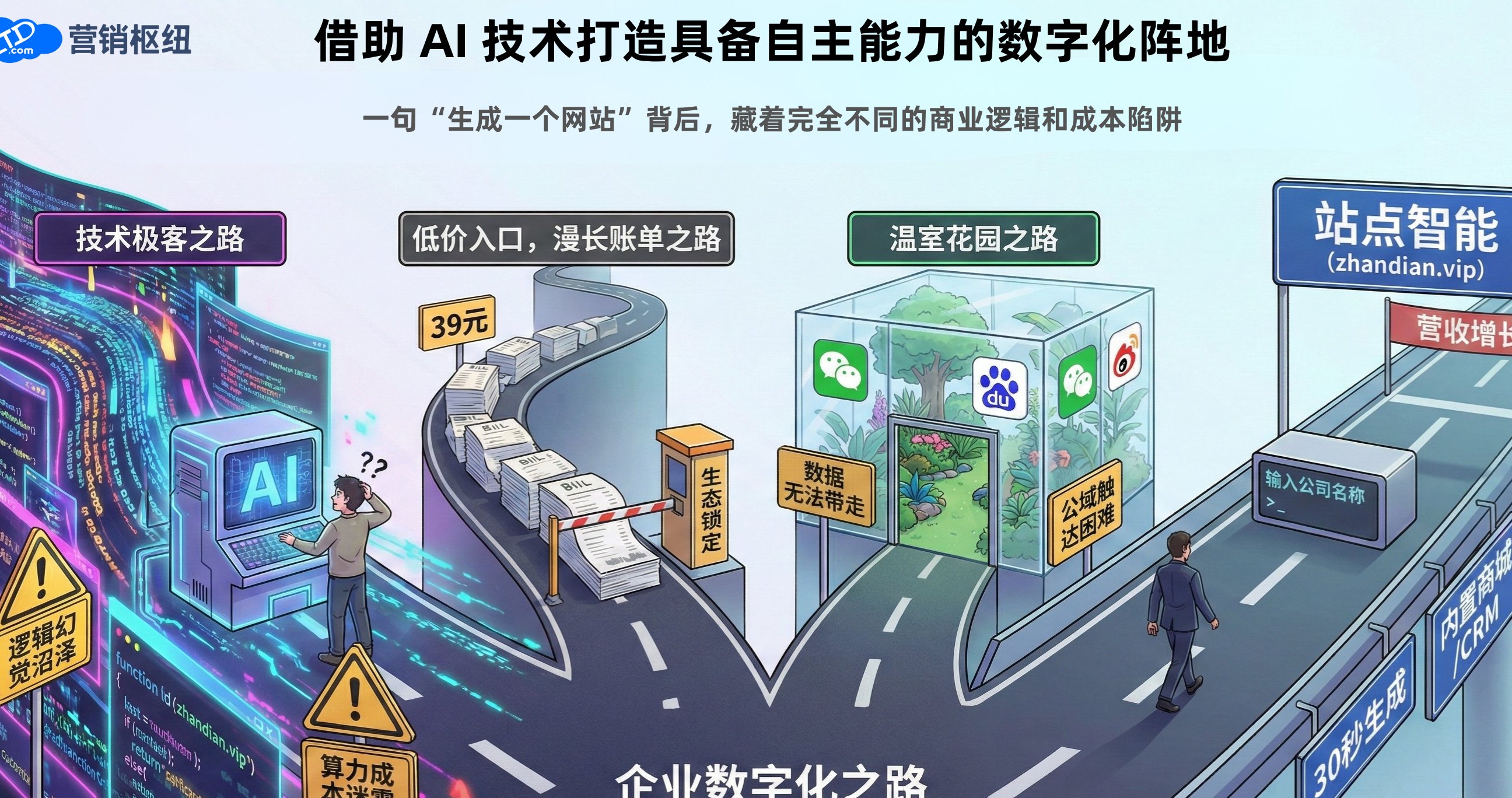 你花3万买的AI建站工具，可能连一篇能收录的文章都生不出来